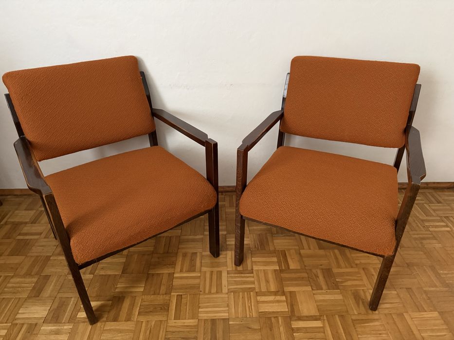 Dwa fotele PRL  - Bielsk Podlaski