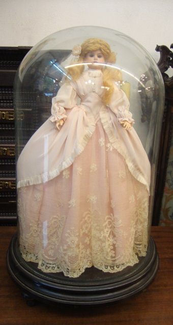 Cabeça de boneca antiga, em Biscuit