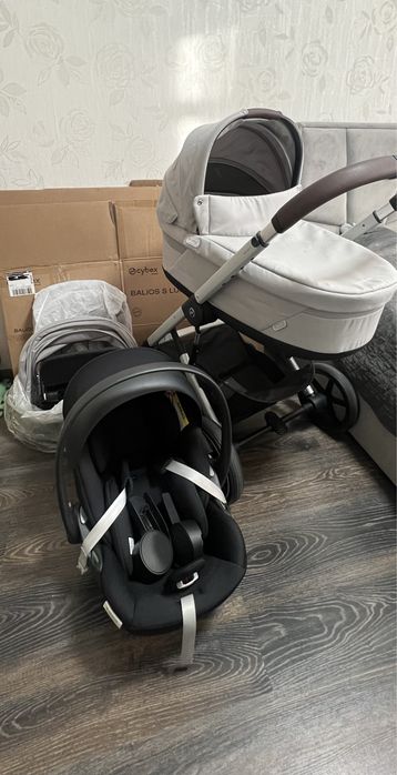 Коляска 2026 року гарантія Cybex balios s slv stone grey 3 в 1