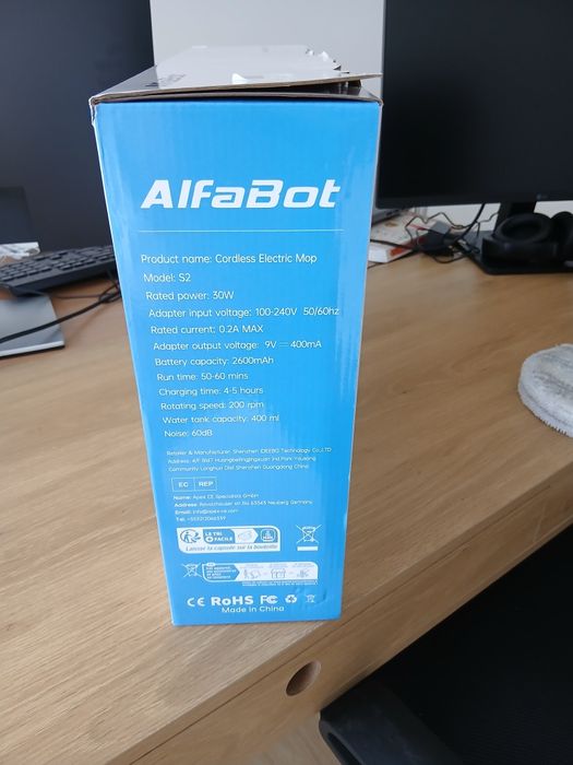 Mopa elétrica Alfabot