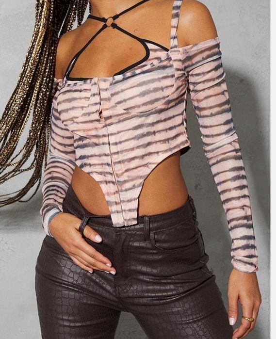 Heels крутий топ сітка