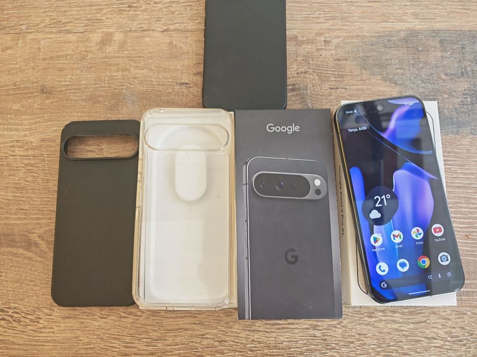 Google Pixel 9 Pro XL 5G 6.8" 16GB/256GB Dual Sim Preto Seminovo Aceito Retomas