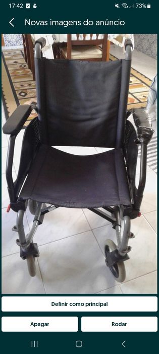 Cadeira de rodas usada
