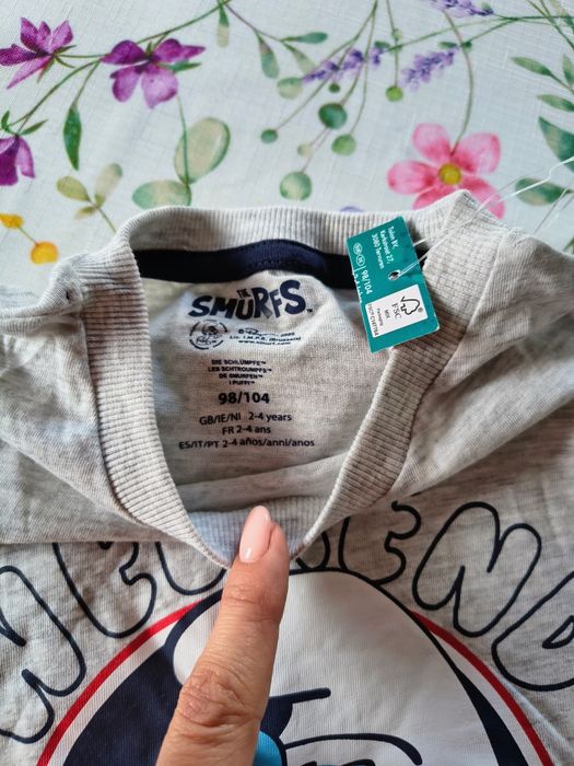 Piżama Smerf 98/104