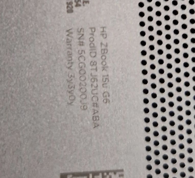 Ігровий ноутбук Hp 16/512gb i7 8665u amd wx3200