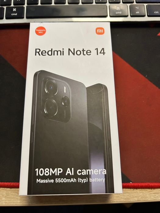 Xiaomi Redmi Note 14 4G 8/256 GB Nowy okazja Midnight Black