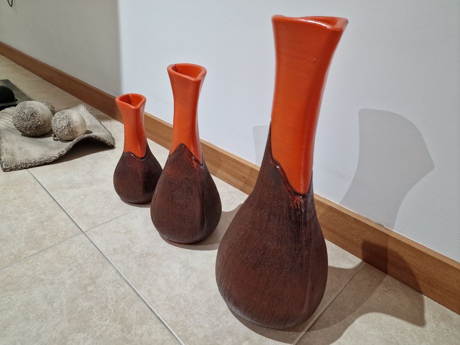 Jarros em barro decoração