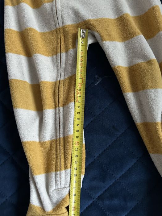 Polarowe biało-żółte pidżamy/śpiochy Carter’s 2 latka