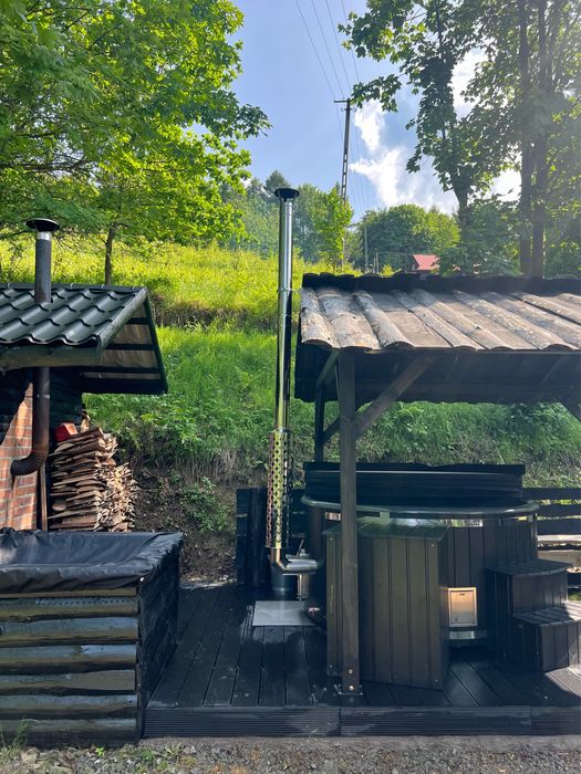 Domek na Grzybowej w górach na odludziu - jacuzzi sauna/Beskidy/