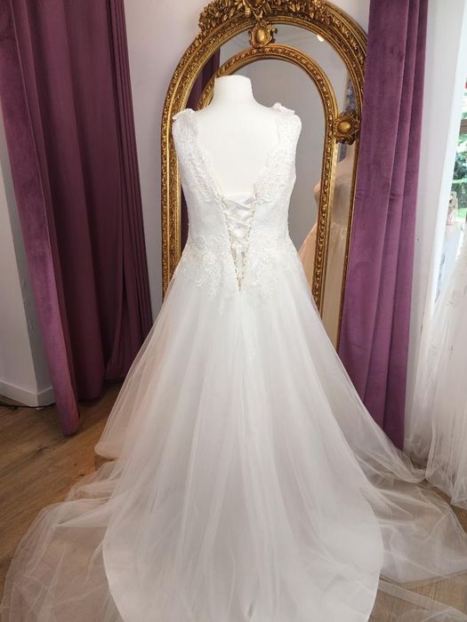 Sukienka ślubna pluse size 48
