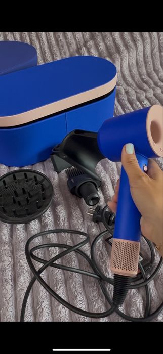Фен Dyson HD16 Supersonic Nural Ceramic Vinca Blue/Topaz Синій