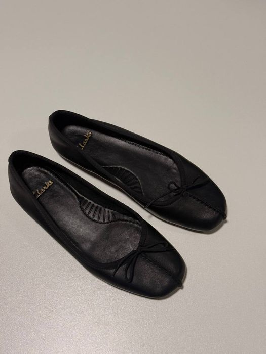 Шкіряні балетки Clark’s розмір 39-40