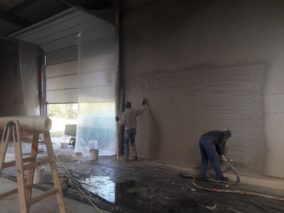 Tynki Maszynowe Cementowe Małopolska i śląskie