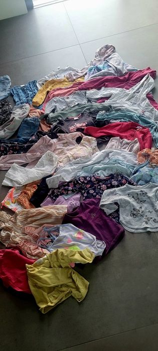 Giga paka ciuchów dla dziewczynki rozmiar 92 markowe same perełki