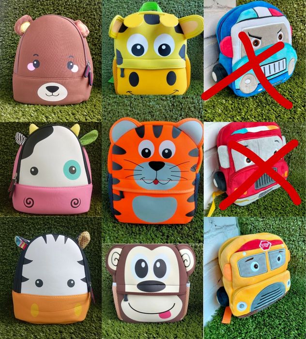 Рюкзак дитячий з 3d дизайном, рюкзачок машинка