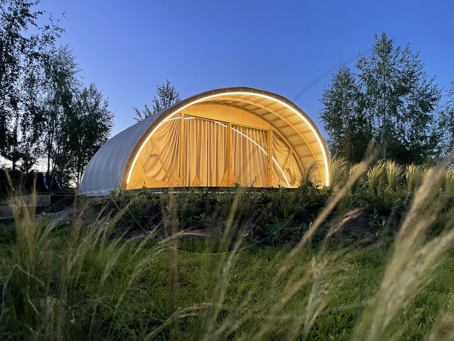 Glamping, domek  mobilny, modułowy, holenderski, tiny house