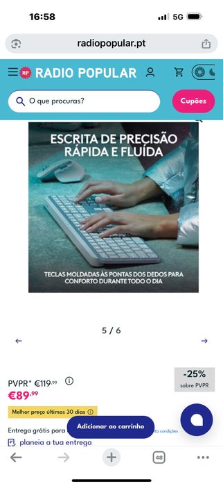 Teclado wireless Logi MX Keys S