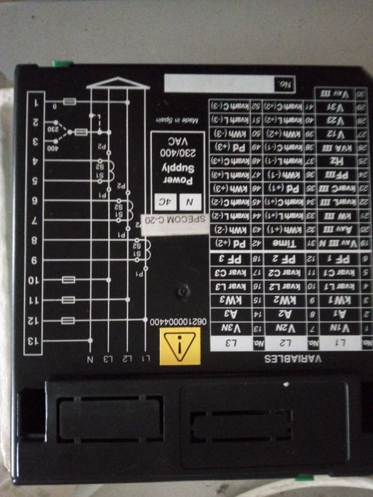 Specom C20 Electrical Network Analyzer447245152798658560