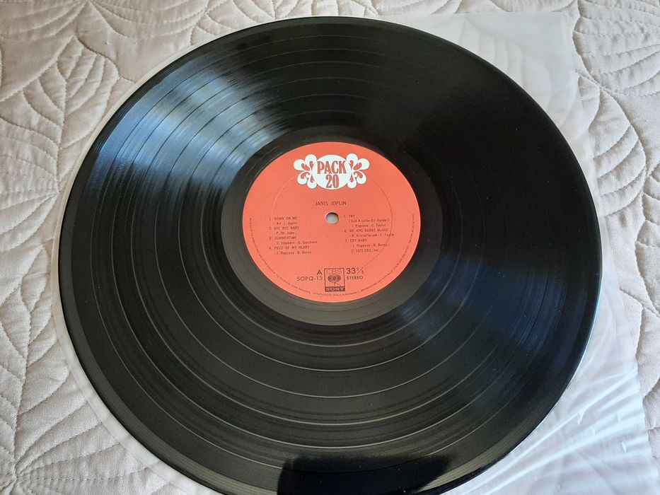 Janis Joplin - Pack 20 - Japão - Vinil LP