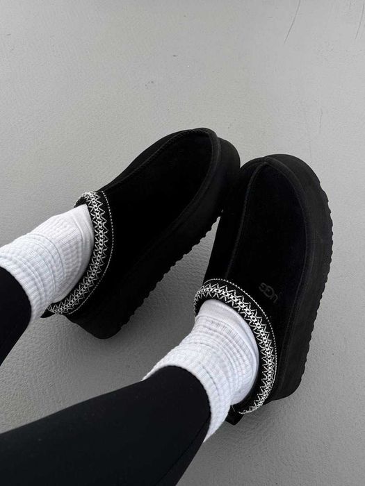 Угги/Угг/Уггі/Уги/Угі/UGG Australia Tasman Platform Black/Tazz Slipper