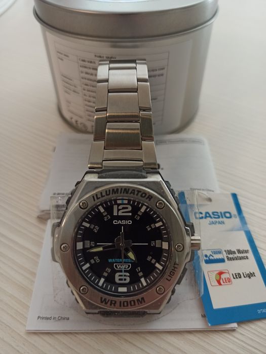 Годинник Casio MWA-100HD-1A ОРИГИНАЛ! Часы Мужские Касио Чоловічій Касіо Новое