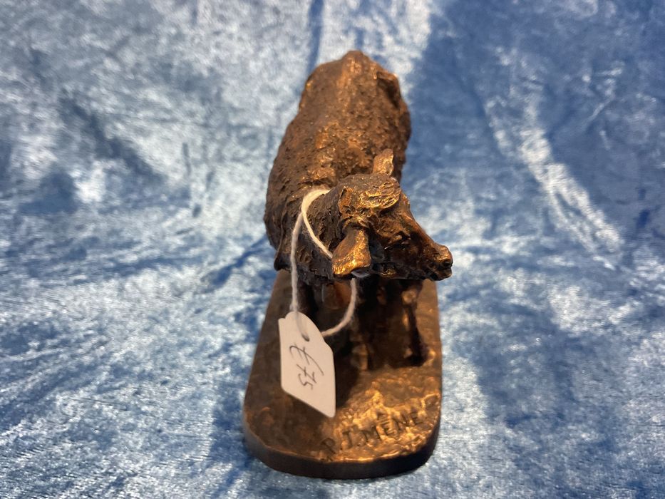 Ovelha com cria bronze ,PJ MEME  14 cm  anúncios abaixo