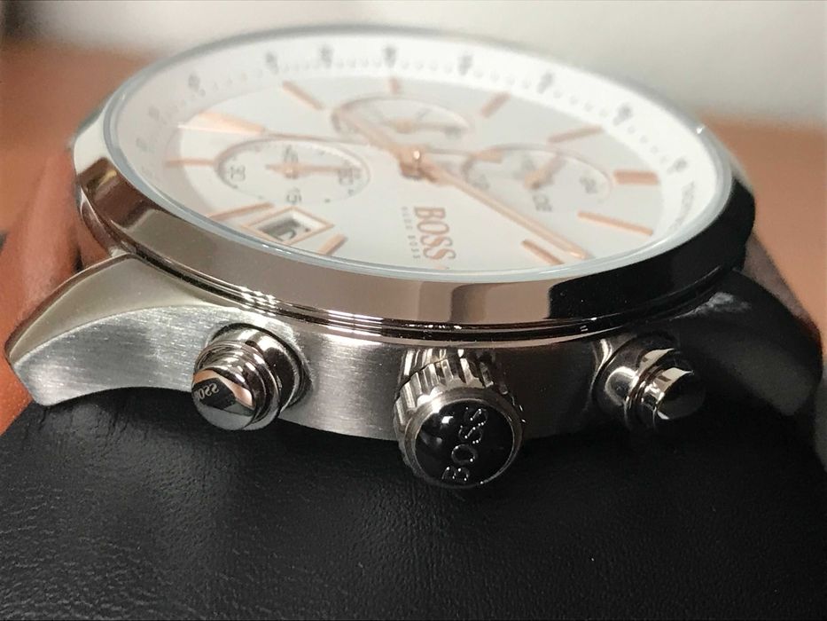 Relógio Hugo Boss Castanho & Branco