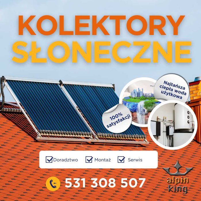 Instalacje solarne • Kolektory słoneczne • Montaż • Serwis • Faktura