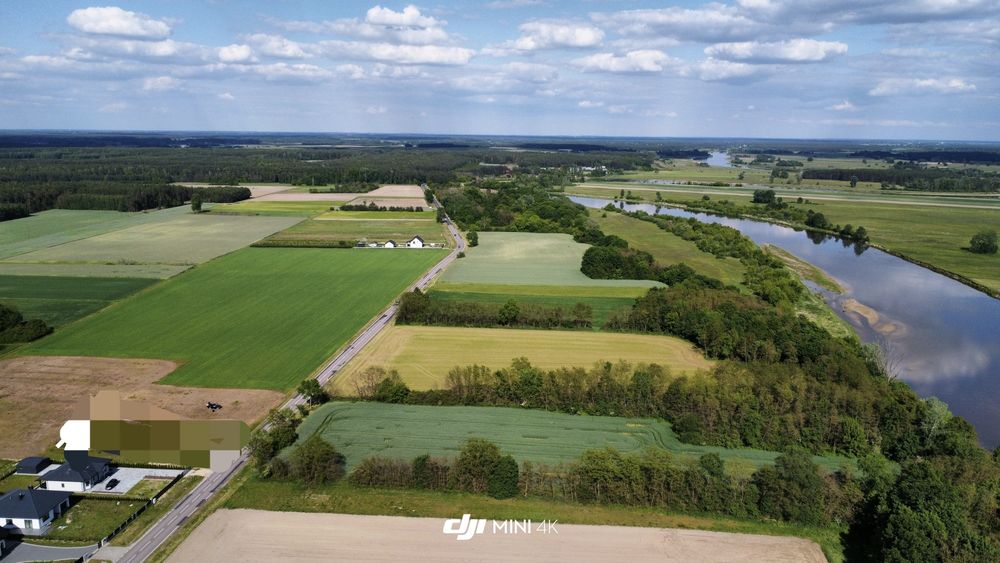 Działki budowlane nad Bugiem przy trasie 694 Małkinia-Ciechanowiec