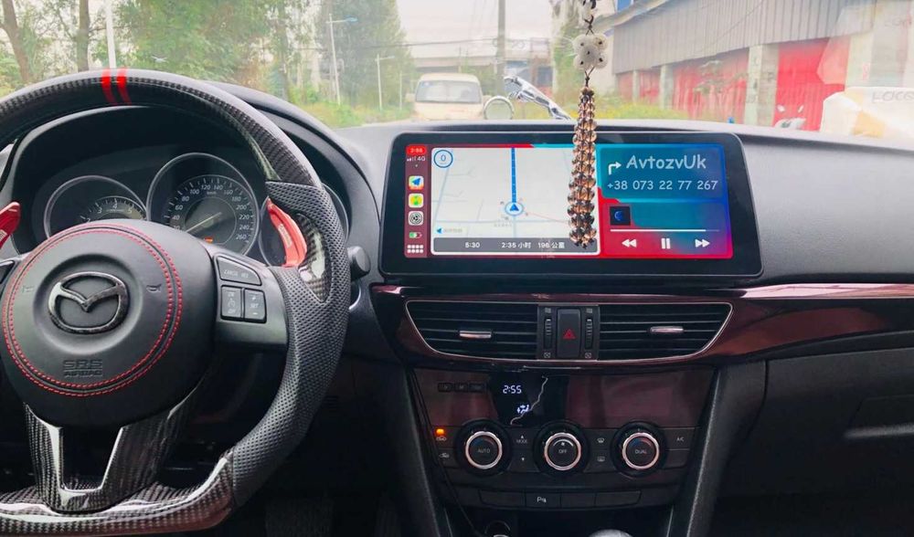 Магнитола MAZDA 6 Дисплей Мазда 6 USB GPS 2 din дин CarPlay Android 15