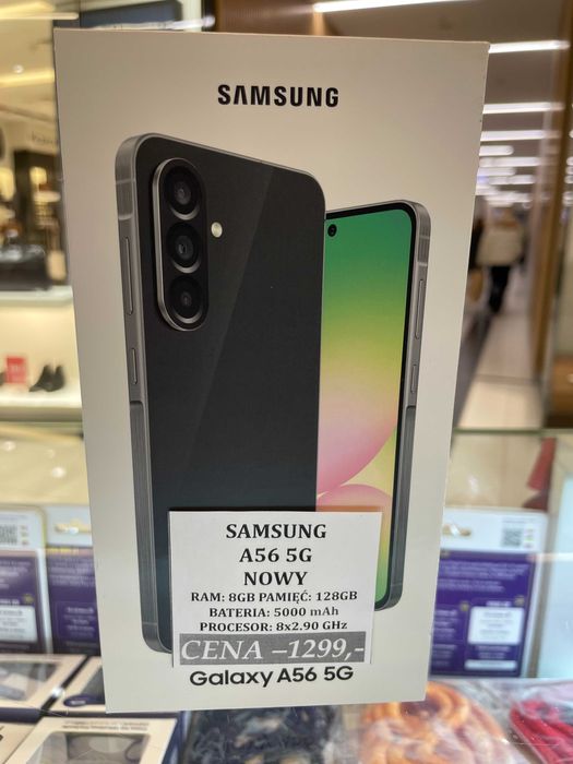 Samsung A56 5G 8/128GB NOWY Topcase Vivo *Raty 0%