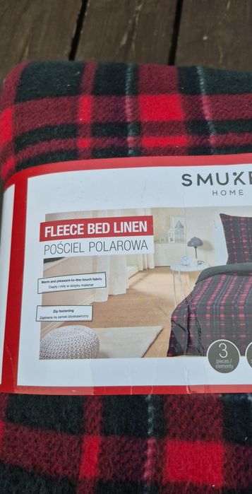 Smukee pościel polarowa pasy kolorowa 160x200 Nowa