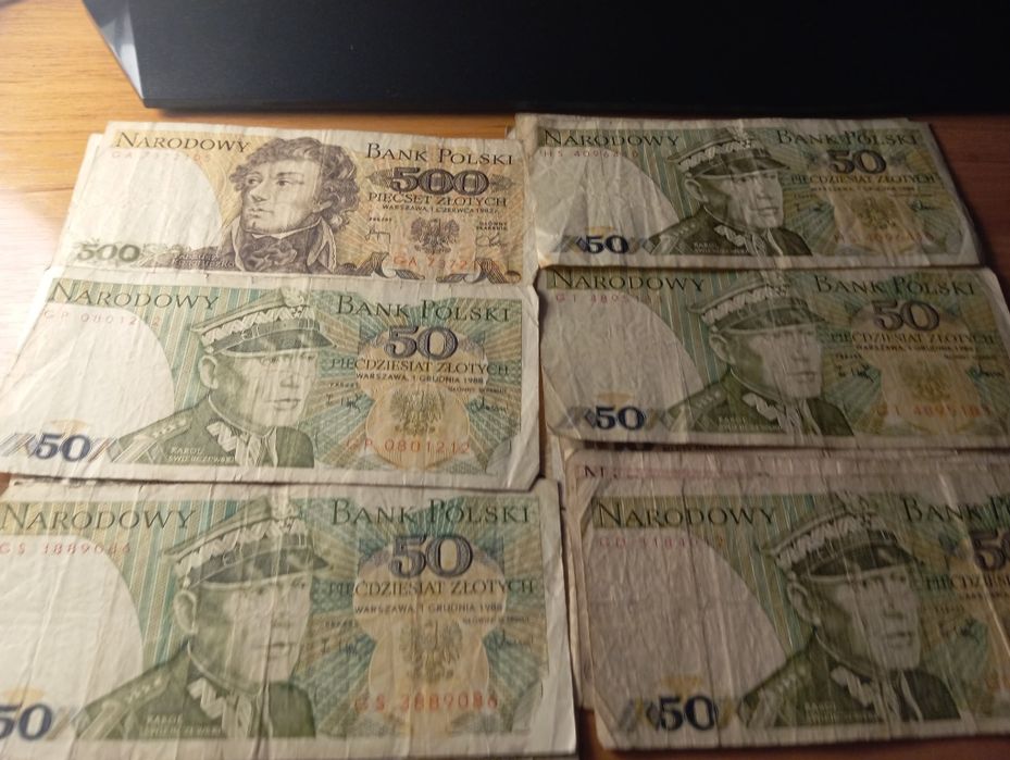 Porządki domowe banknoty PRL