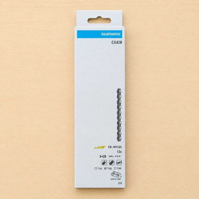 Corrente Shimano XTR CN-M9100 12s Quick-Link 126 Elos