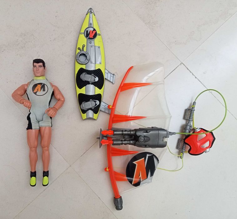 Action man windsurfer