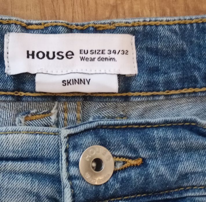 Spodnie jeansowe męskie HOUSE roz  34/32