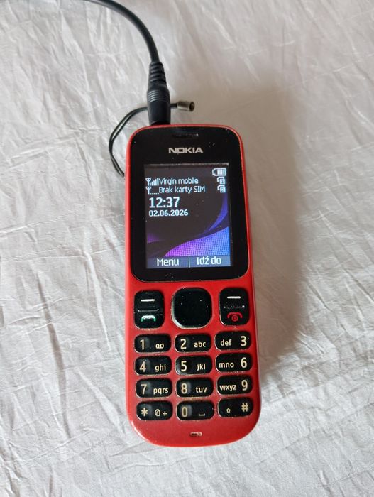 NOKIA 101 DUAL SIM idealna dla seniora,bez simlocka, ładowarkaNokia,słuchawki gratis.