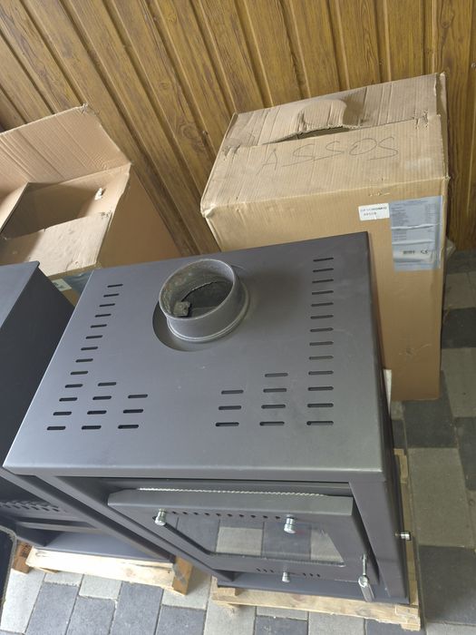 Камін піч буржуйка Hosseven Assos 8 kw