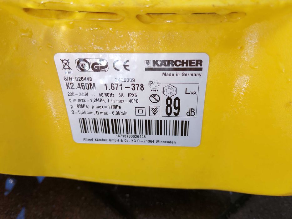 Kärcher myjka ciśnieniowa. Uszkodzona.