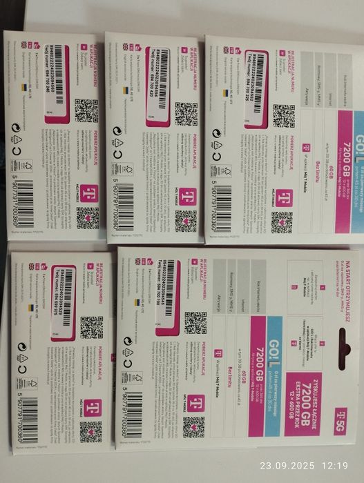 T-Mobile złoty numer karta SIM prepaid