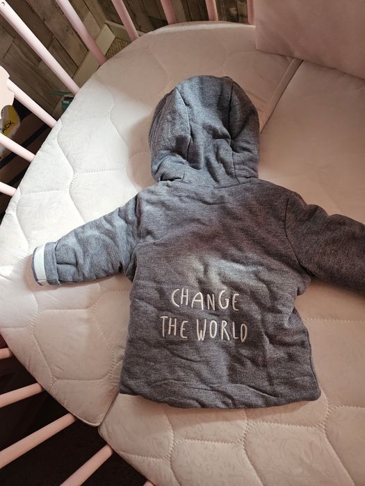 Bluza dwustronna dziecieca misiu 68 nowa bez metki