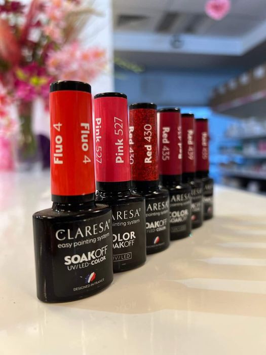 Lakiery Hybrydowy 5szt  NOWY Claresa