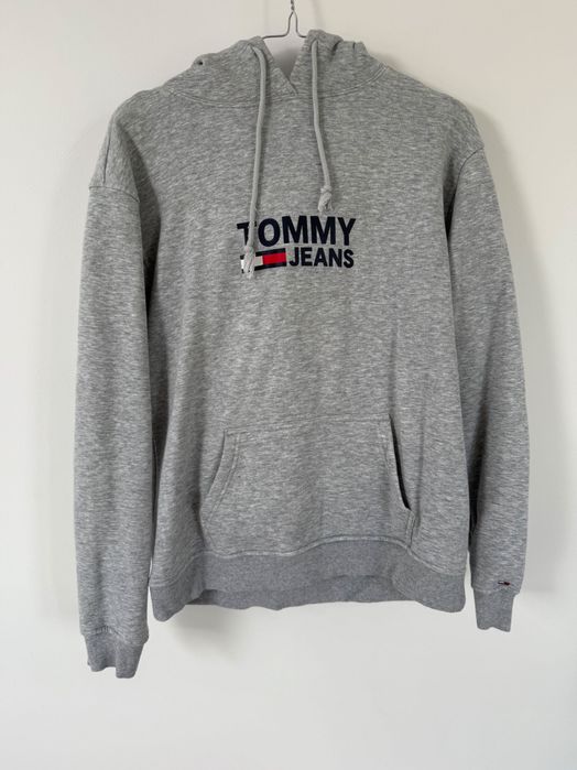 Szara bluza z kapturem Tommy Jeans