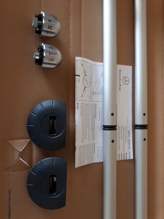 Barras Telescópicas para a Bagageira do Mercedes.