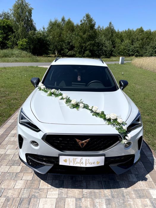 Samochód do ślubu  500 zł biały  Cupra Formentor auto do ślubu