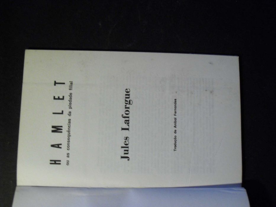 Laforge (Jules);Hamlet ou as Consequências da Piedade Filial
