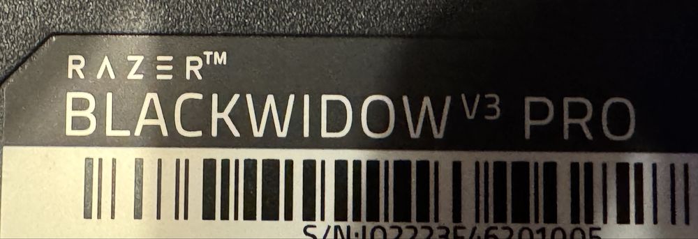 Klawitura Razer BlackWidow v3 pro