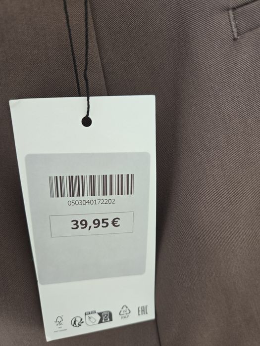 Брюки палаццо zara 38