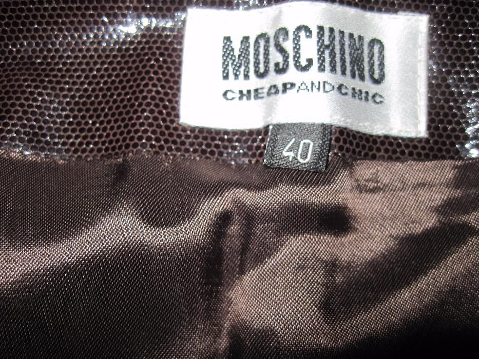 Юбка шкіряна moschino оригінал Італія