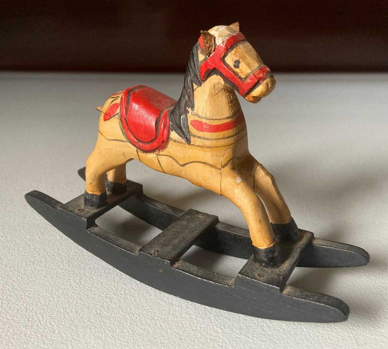 Brinquedo Antigo Vintage Cavalo Baloiço